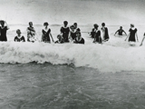 Early Surfers At Utopia Beach 1920S